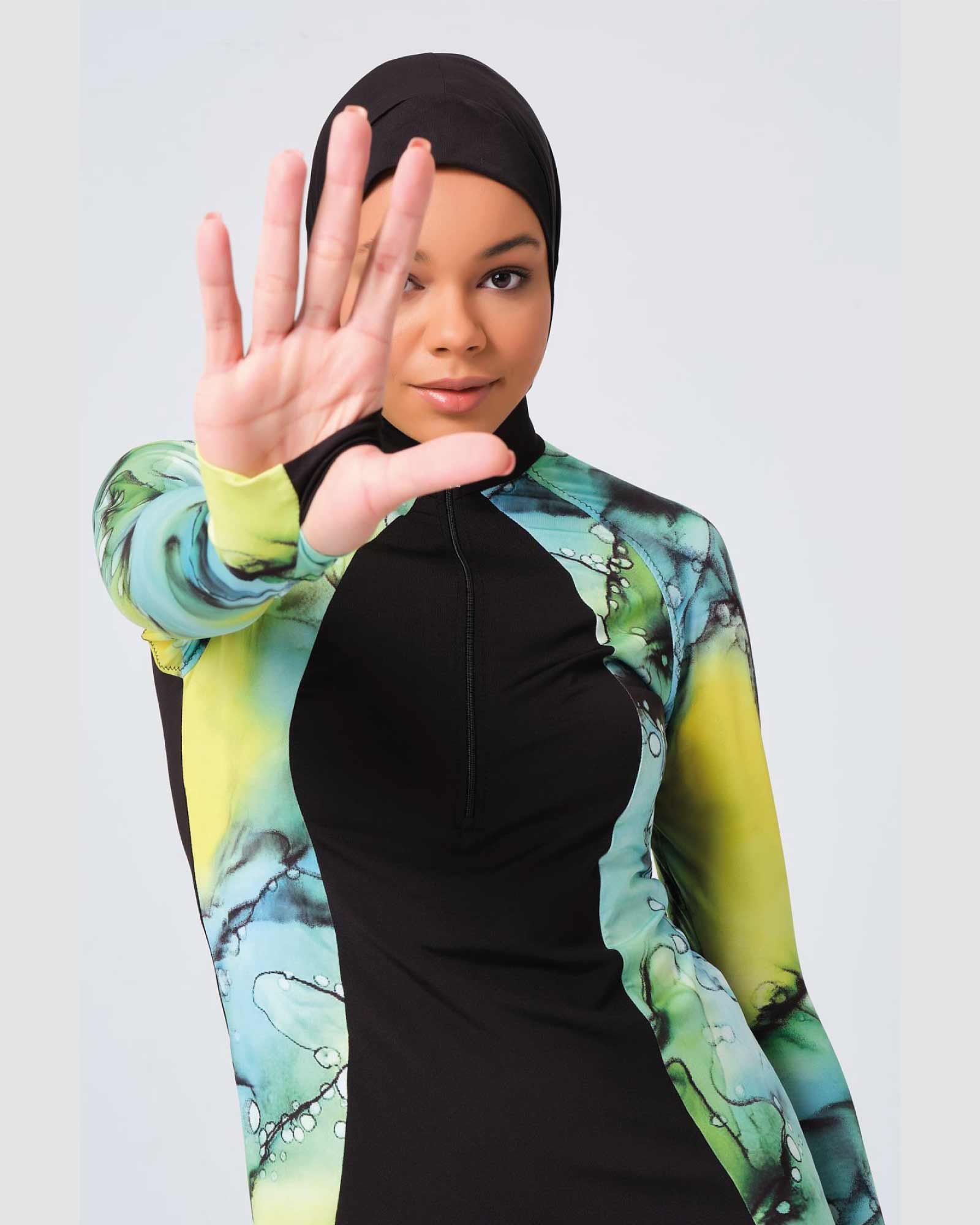 Hijab-Badeanzug mit Fingerpassform 5er Set