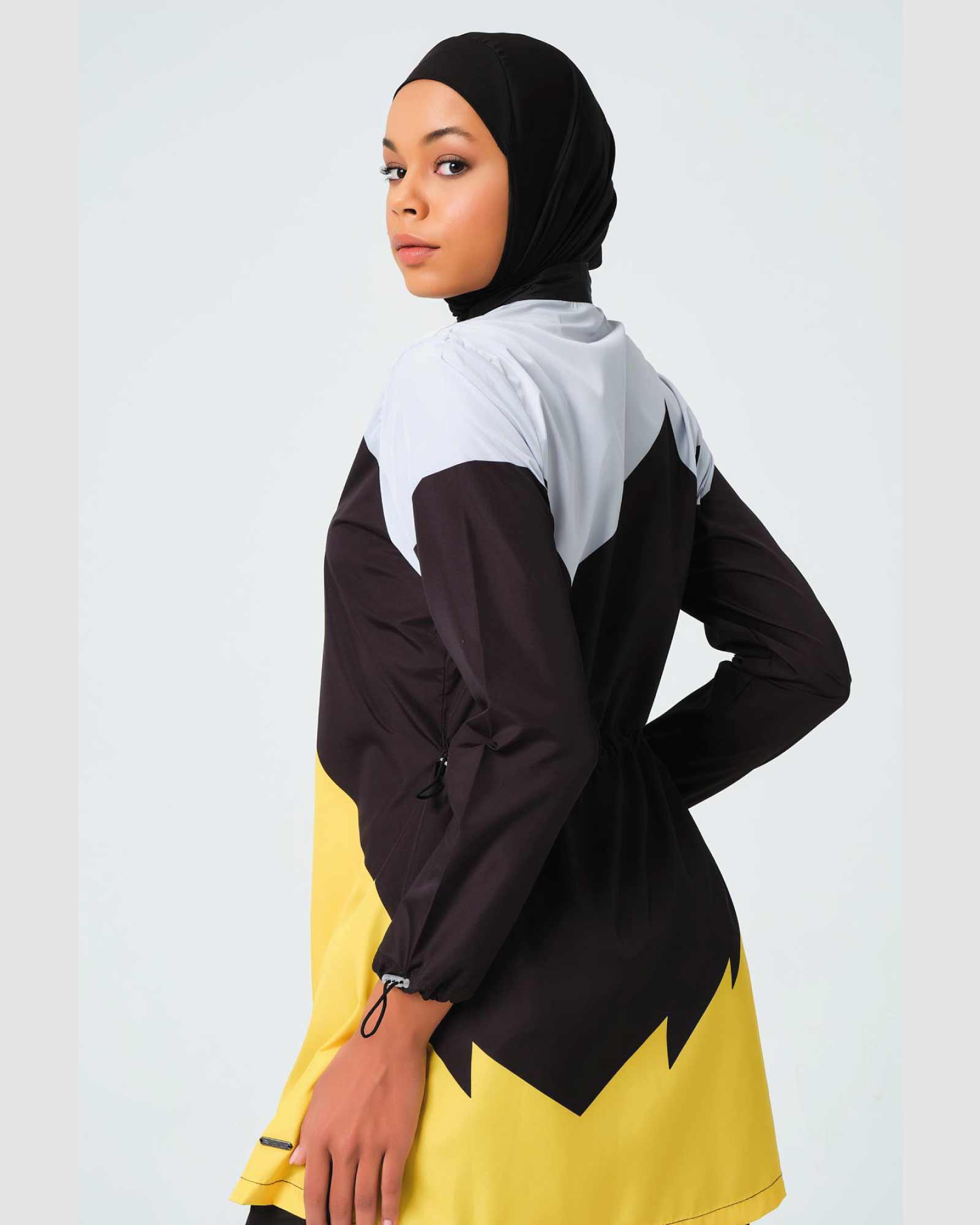 Kopie von Hijab-Badeanzug mit Blitz Muster 4er Set