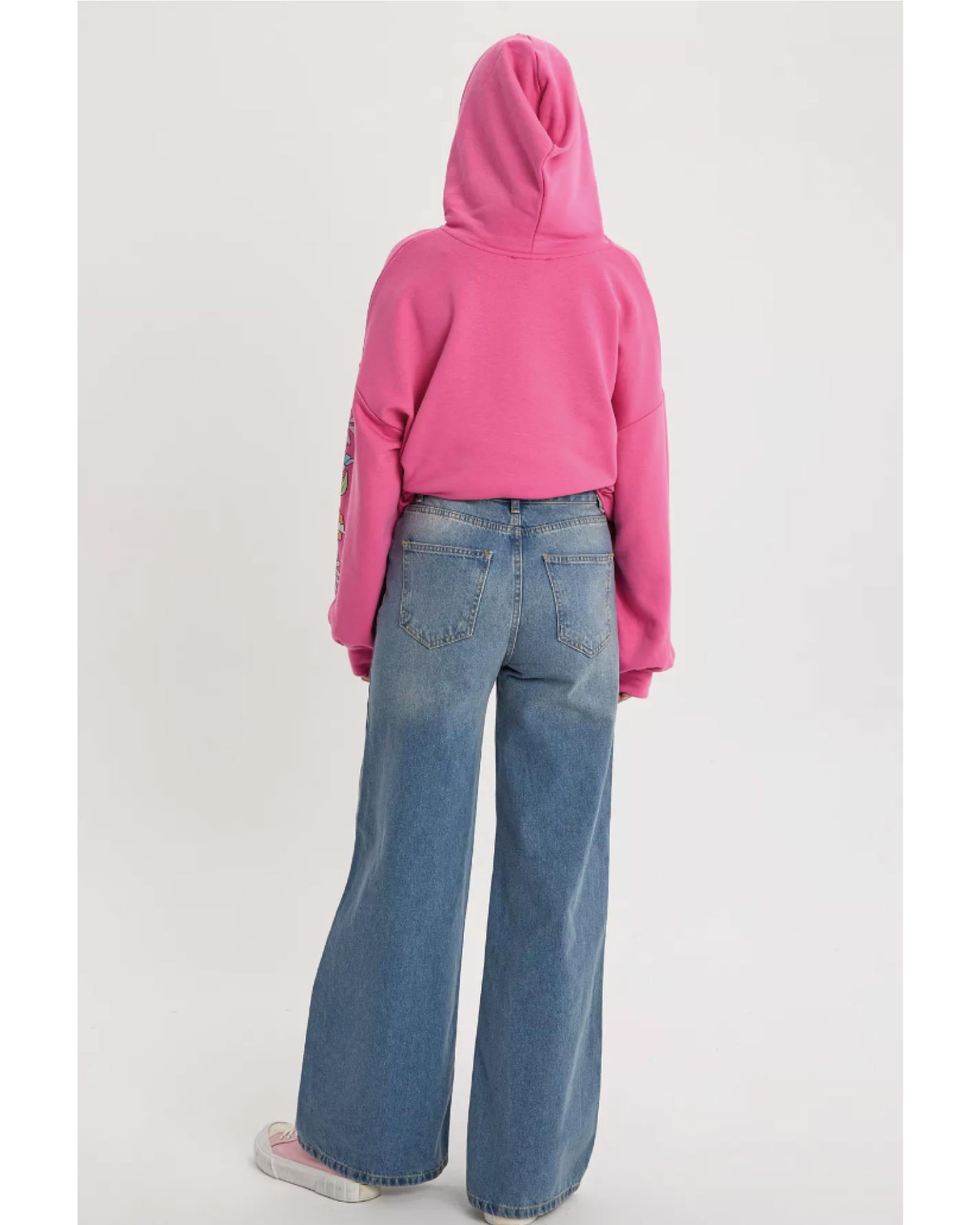 Boyfriend-Jeans mit Destroyed-Effekten