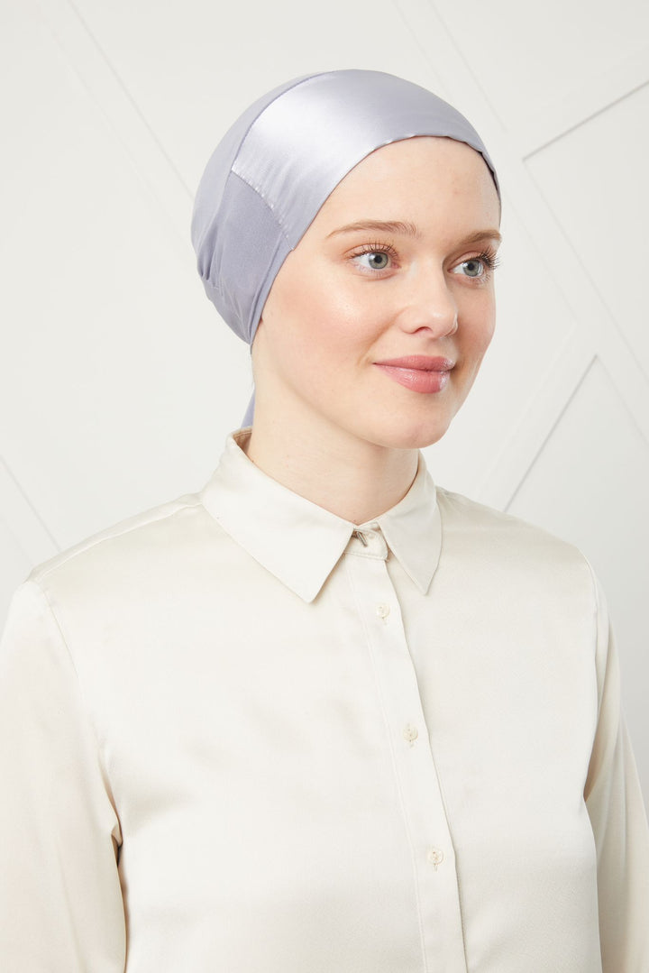 Satin Unterhaube-Bonnet
