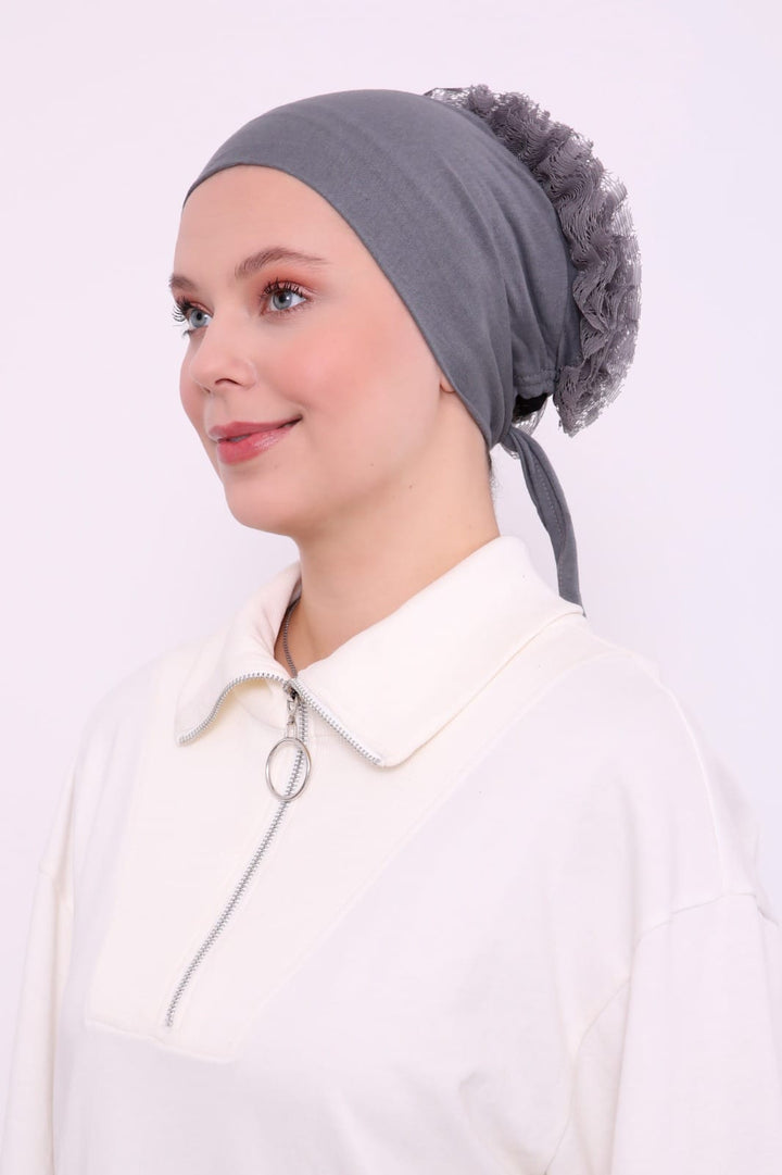 Nahtlose Rüschen-Unterhaube-Bonnet