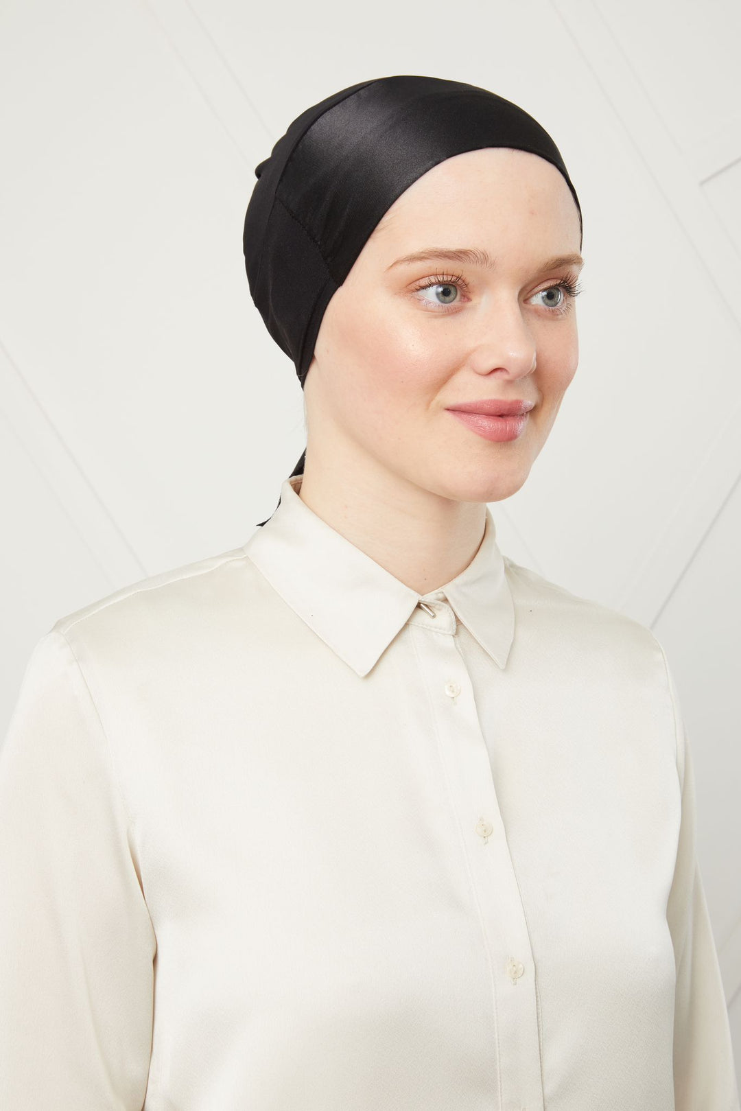 Satin Unterhaube-Bonnet