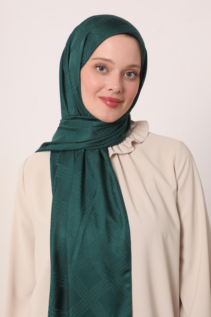 Jacquard Baumwollschal - Strukturiert &amp; Alltag