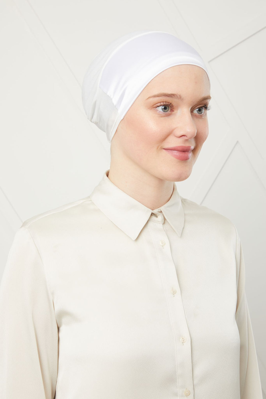 Satin Unterhaube-Bonnet