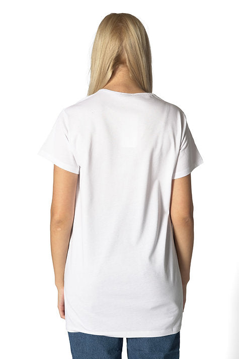 T-Shirt - Retro Car Pattern - White
